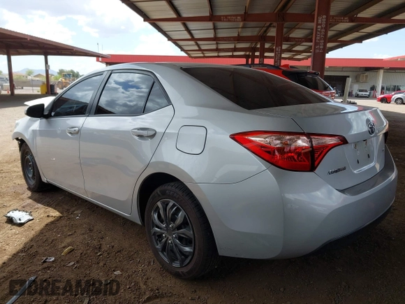 2018 Toyota Corolla L with VIN 2T1BURHE3JC051646, listed as a IAAI auction lot 41959264 with 123,036 mi miles and . Bid and sale history available at DreamBid. Image 3.