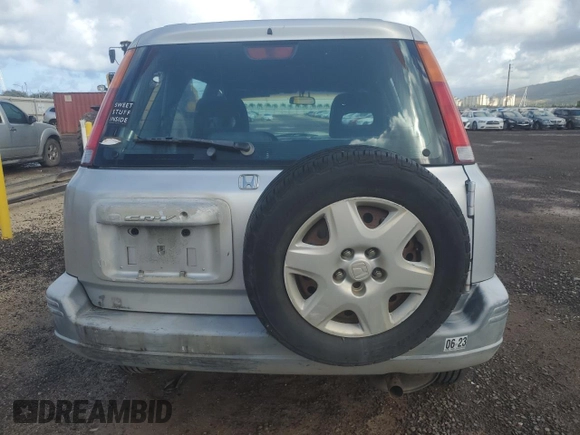 2001 Honda CR-V LX with VIN JHLRD28421C005024, listed as a Copart auction lot 54183935 with 174,246 mi miles and Clean Title. Bid and sale history available at carsss.com. Image 6.