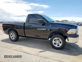 2012 Ram 1500 Express with VIN 3C6JD6AT7CG183408, listed as a Copart auction lot 57630175 with 124,003 mi miles and Salvage title. Bid and sale history available at DreamBid. Image 4.
