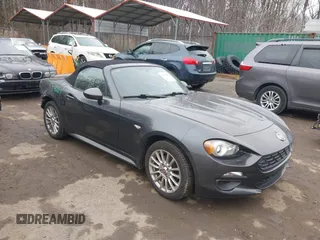 2017 FIAT 124 Spider Elaborazione Abarth z VIN JC1NFAEK8H0106578, wystawiony jako IAAI lot #41553055 z przebiegiem 52 803 mil mil oraz . Historia ofert i sprzedaży dostępna na DreamBid. Obrazek 1.