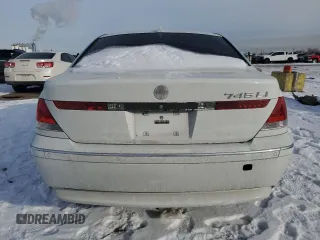 2005 BMW 7 Series 745Li with VIN WBAGN63535DS59721, listed as a Copart auction lot 45388375 with 128,329 mi miles and Salvage title. Bid and sale history available at DreamBid. Image 6.