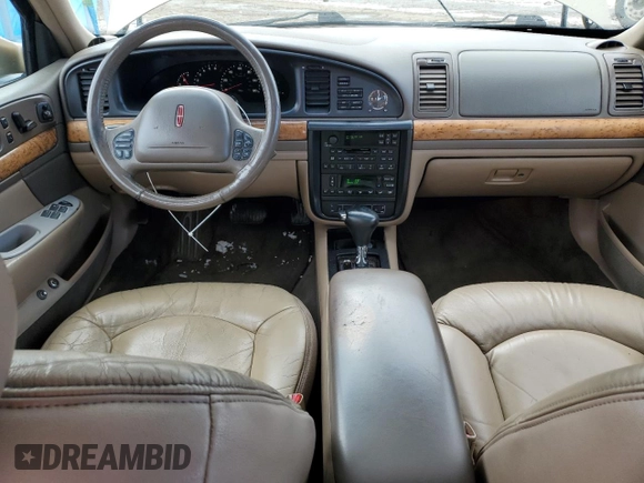 1999 Lincoln Continental with VIN 1LNHM97V2XY644250, listed as a Copart auction lot 82440454 with 196,568 mi miles and Clean Title. Bid and sale history available at carsss.com. Image 8.