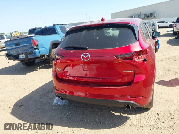 2025 Mazda CX-5 2.5 S Preferred Package with VIN JM3KFBCL4S0586351, listed as a IAAI auction lot 42026408 with 8,466 mi miles. Bid and sale history available at carsss.com. Image 16.
