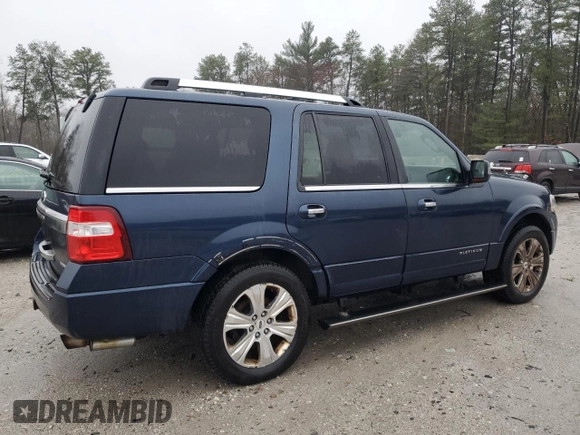 2015 Ford Expedition Platinum with VIN 1FMJU1MT4FEF46424, listed as a Copart auction lot 51551175 with 238,259 mi miles and Clean title. Bid and sale history available at DreamBid. Image 3.