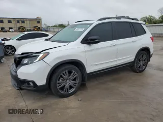 2020 Honda Passport EX-L with VIN 5FNYF7H5XLB005481, listed as a Copart auction lot 50912735 with 47,098 mi miles and Salvage Title. Bid and sale history available at carsss.com. Image 1.