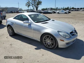 2008 Mercedes-Benz SLK-Class 3.0L with VIN WDBWK54F48F173124, listed as a Copart auction lot 76744214 with 0 mi miles and Non Repairable. Bid and sale history available at carsss.com. Image 4.