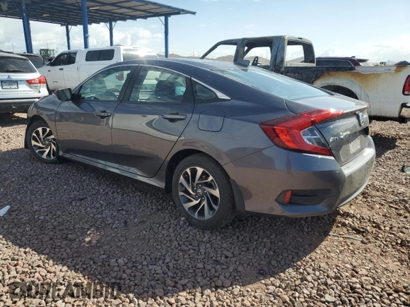 2018 Honda Civic Sedan EX with VIN 2HGFC2F75JH605373, listed as a Copart auction lot 51681105 with 57,388 mi miles and Salvage Title. Bid and sale history available at carsss.com. Image 2.
