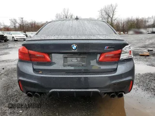 2019 BMW M5 with VIN WBSJF0C51KB446961, listed as a Copart auction lot 81763294 with 81,945 mi miles and Salvage Title. Bid and sale history available at carsss.com. Image 6.