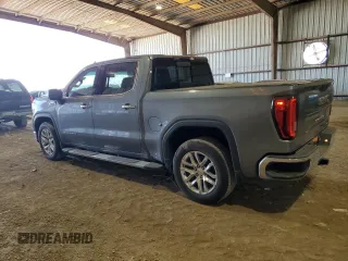 2021 GMC Sierra 1500 SLT with VIN 3GTP8DED1MG232165, listed as a Copart auction lot 76678214 with 112,274 mi miles and Clean title. Bid and sale history available at DreamBid. Image 2.