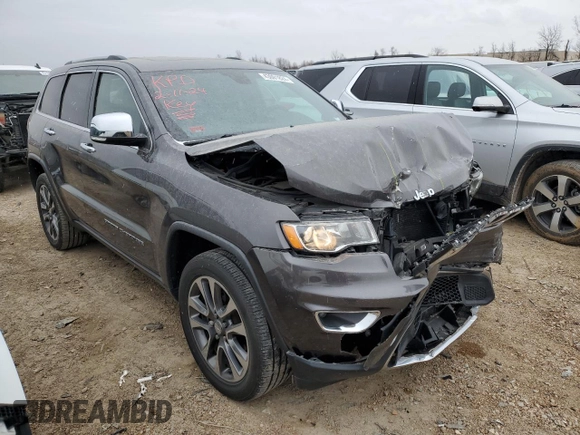 2018 Jeep Grand Cherokee Limited with VIN 1C4RJFBG9JC165112, listed as a Copart auction lot 43001824 with 71,763 mi miles and Salvage Title. Bid and sale history available at carsss.com. Image 4.
