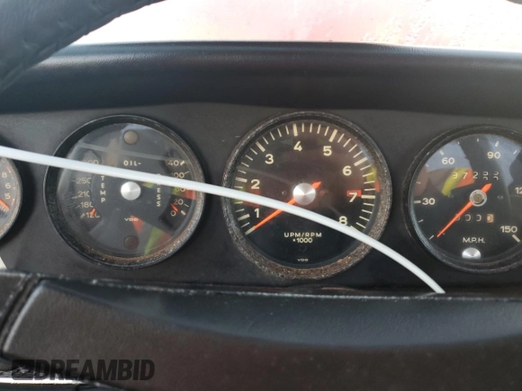 1969 Porsche 911 with VIN 119220801, listed as a Copart auction lot 78343254 with 97,290 mi miles and Salvage title. Bid and sale history available at DreamBid. Image 9.