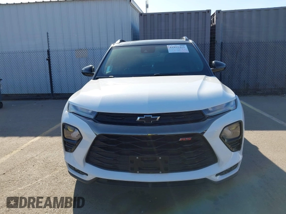2023 Chevrolet TrailBlazer RS with VIN KL79MTSL6PB118716, listed as a IAAI auction lot 41851425 with 25,673 mi miles. Bid and sale history available at carsss.com. Image 12.