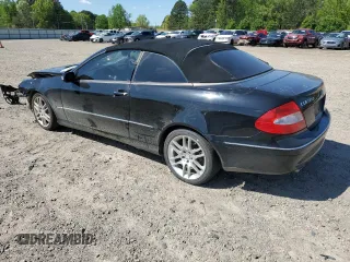 2009 Mercedes-Benz CLK 350 with VIN WDBTK56F39T108770, listed as a Copart auction lot 52892915 with 148,142 mi miles and Salvage Title. Bid and sale history available at DreamBid. Image 2.