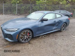 2023 BMW 4 Series M440i xDrive with VIN WBA13AR07PCL27599, listed as a IAAI auction lot 41963102 with 23,526 mi miles and . Bid and sale history available at DreamBid. Image 18.