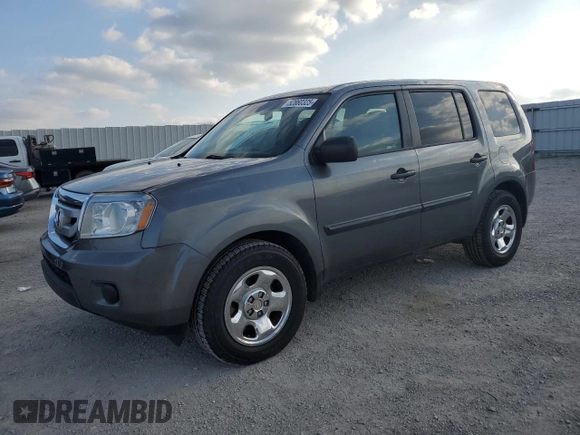 2011 Honda Pilot LX with VIN 5FNYF4H23BB094345, listed as a Copart auction lot 52860325 with 152,383 mi miles and Salvage Title. Bid and sale history available at DreamBid. Image 1.