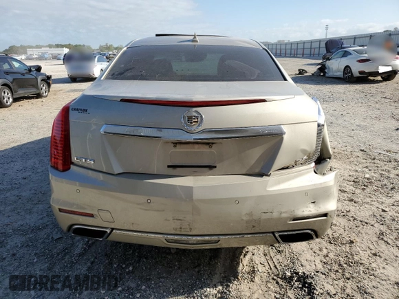 2014 Cadillac CTS Luxury RWD with VIN 1G6AR5S36E0191951, listed as a Copart auction lot 55017795 with 117,535 mi miles and Salvage Title. Bid and sale history available at carsss.com. Image 6.