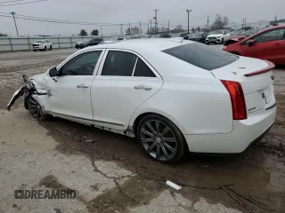 2015 Cadillac ATS Premium with VIN 1G6AE5SXXF0122907, listed as a Copart auction lot 80872384 with 96,821 mi miles and Salvage Title. Bid and sale history available at carsss.com. Image 2.