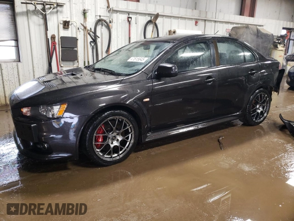 2013 Mitsubishi Lancer Evolution MR z VIN JA32W5FV5DU016540, wystawiony jako Copart lot #47615845 z przebiegiem 79 599 mil mil oraz Szkoda całkowita • Salvage title. Historia ofert i sprzedaży dostępna na DreamBid. Obrazek 1.