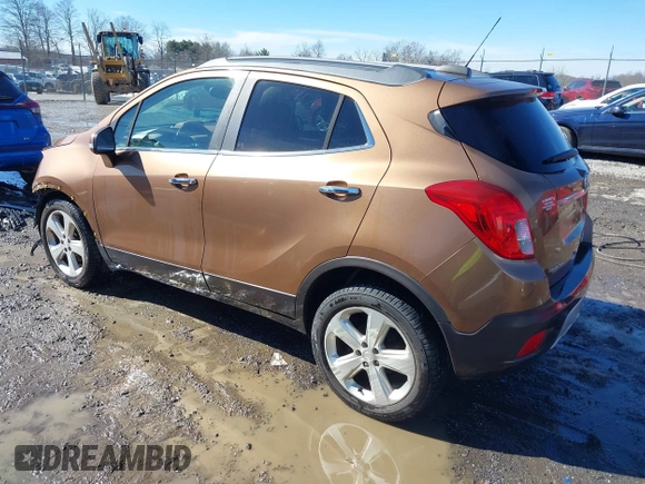 2016 Buick Encore Leather with VIN KL4CJCSB2GB551551, listed as a IAAI auction lot 41635247 with 87,086 mi miles. Bid and sale history available at carsss.com. Image 3.