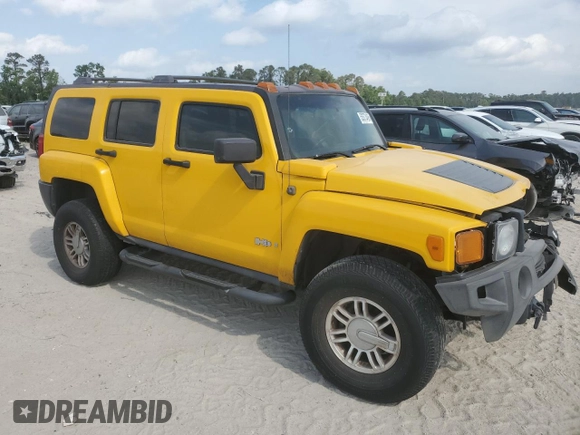 2006 Hummer H3 with VIN 5GTDN136X68125857, listed as a Copart auction lot 53573495 with 167,615 mi miles and Salvage Title. Bid and sale history available at carsss.com. Image 4.