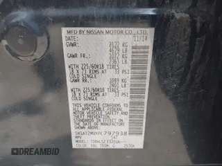 2015 Nissan Rogue SL z VIN 5N1AT2MVXFC797938, wystawiony jako IAAI lot #42129111 z przebiegiem 133 898 mil mil oraz . Historia ofert i sprzedaży dostępna na DreamBid. Obrazek 9.