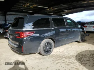 2025 Honda Odyssey Sport-L with VIN 5FNRL6H79SB004328, listed as a Copart auction lot 50122735 with 1,873 mi miles and Salvage Title. Bid and sale history available at carsss.com. Image 3.