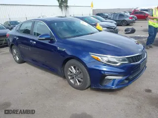 2019 Kia Optima S with VIN 5XXGT4L38KG375025, listed as a IAAI auction lot 41725155 with 65,053 mi miles. Bid and sale history available at carsss.com. Image 1.
