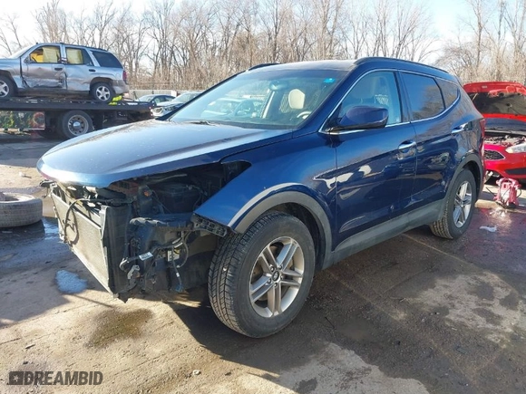 2017 Hyundai Santa Fe Sport 2.4L with VIN 5XYZUDLB7HG494783, listed as a IAAI auction lot 41610484 with 70,689 mi miles. Bid and sale history available at carsss.com. Image 2.