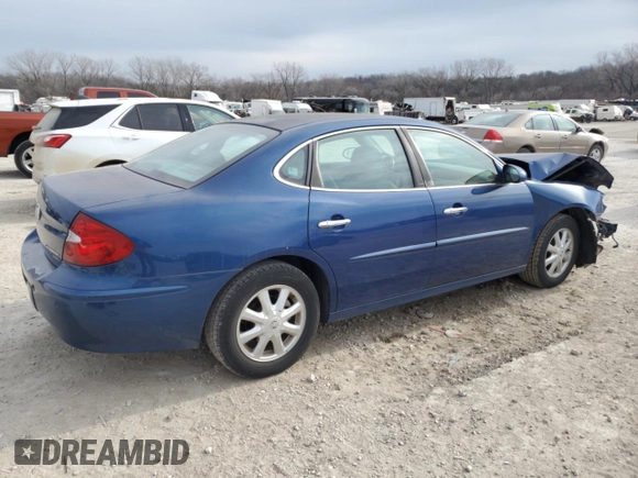 2005 Buick LaCrosse CXL with VIN 2G4WD532551234215, listed as a Copart auction lot 86358524 with 60,042 mi miles and Salvage Title. Bid and sale history available at carsss.com. Image 3.