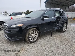 2017 Jeep Cherokee Overland with VIN 1C4PJLJS1HD218904, listed as a Copart auction lot 41417015 with 110,306 mi miles and Clean title. Bid and sale history available at DreamBid. Image 1.