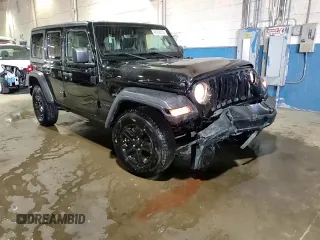2022 Jeep Wrangler Unlimited Sport S with VIN 1C4HJXDGXNW152081, listed as a Copart auction lot 48708555 with 41,290 mi miles and Clean Title. Bid and sale history available at DreamBid. Image 14.