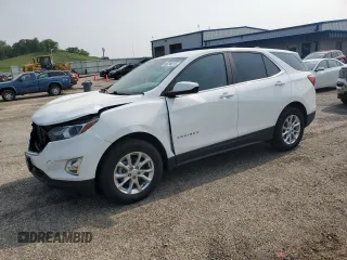 2021 Chevrolet Equinox LT with VIN 3GNAXUEVXMS174773, listed as a Copart auction lot 58296215 with 84,729 mi miles and Salvage title. Bid and sale history available at DreamBid. Image 1.