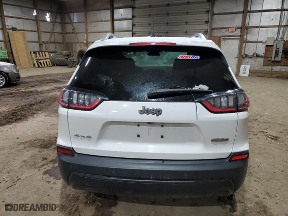 2020 Jeep Cherokee Latitude Plus with VIN 1C4PJMLB1LD530913, listed as a Copart auction lot 44709655 with 77,541 mi miles and Salvage Title. Bid and sale history available at carsss.com. Image 6.