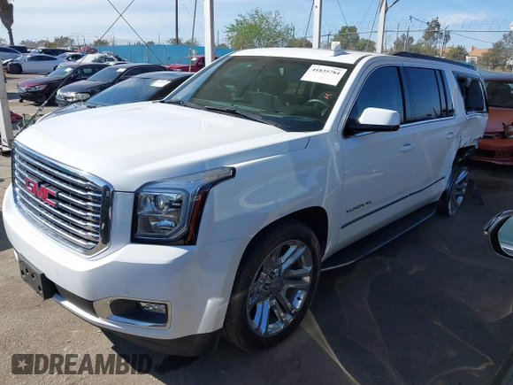 2017 GMC Yukon XL SLT with VIN 1GKS2GKC5HR403907, listed as a IAAI auction lot 41835784 with 46,004 mi miles. Bid and sale history available at carsss.com. Image 2.