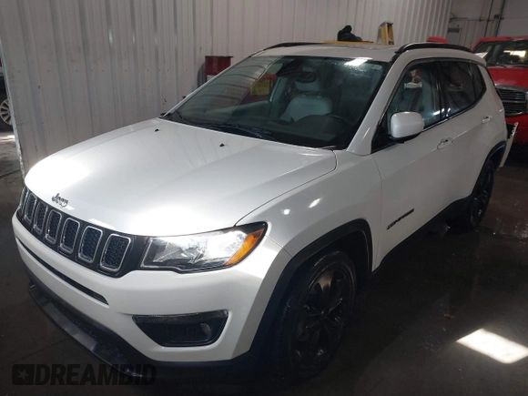 2019 Jeep Compass Latitude with VIN 3C4NJCBB2KT843724, listed as a IAAI auction lot 41366778 with 136,236 mi miles and . Bid and sale history available at DreamBid. Image 18.