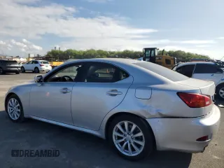 2008 Lexus IS 250 with VIN JTHBK262885083939, listed as a Copart auction lot 46953655 with 67,213 mi miles and Salvage Title. Bid and sale history available at DreamBid. Image 2.