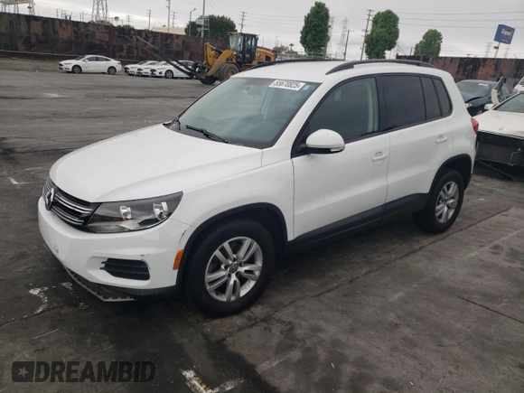 2015 Volkswagen Tiguan R-Line with VIN WVGAV7AX1FW610467, listed as a Copart auction lot 55670825 with 113,870 mi miles and Salvage Title. Bid and sale history available at DreamBid. Image 1.