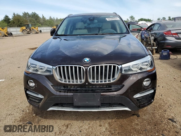 2015 BMW X4 xDrive28i with VIN 5UXXW3C5XF0F88635, listed as a Copart auction lot 56506824 with 80,243 mi miles and Salvage Title. Bid and sale history available at carsss.com. Image 5.