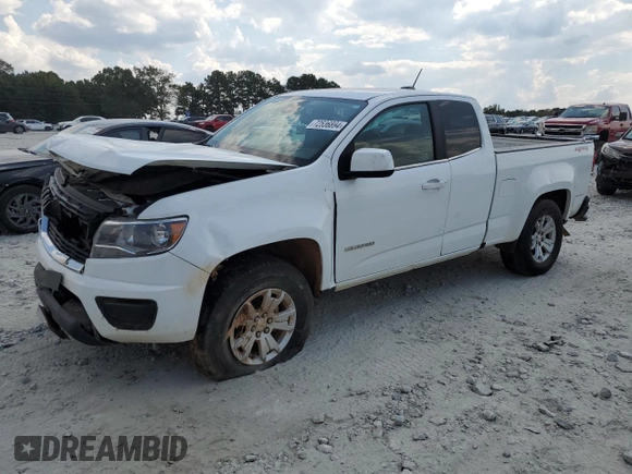 2020 Chevrolet Colorado 4WD LT with VIN 1GCHTCEA1L1160111, listed as a Copart auction lot 72536894 with 157,411 mi miles and Salvage title. Bid and sale history available at DreamBid. Image 1.