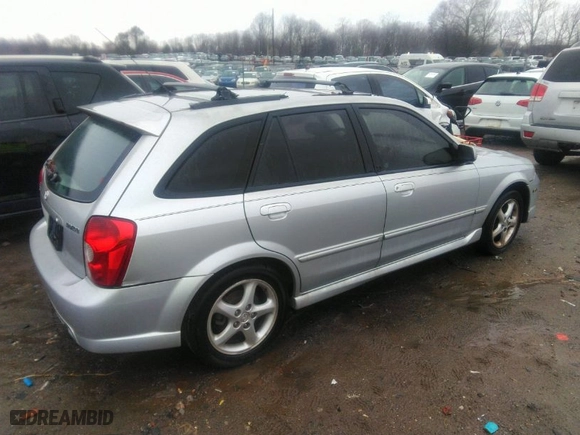 2002 Mazda Protege5 with VIN JM1BJ246121495614, listed as a IAAI auction lot 41772004 with NaN miles. Bid and sale history available at carsss.com. Image 4.