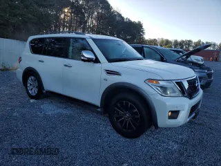 2017 Nissan Armada Platinum with VIN JN8AY2NF0H9301157, listed as a Copart auction lot 49132395 with 161,269 mi miles and Clean Title. Bid and sale history available at carsss.com. Image 4.