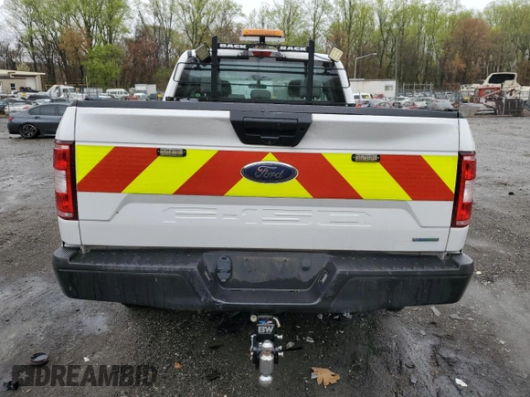 2020 Ford F-150 XL with VIN 1FTFX1E44LFB37743, listed as a Copart auction lot 52869235 with 20,121 mi miles and Clean Title. Bid and sale history available at carsss.com. Image 6.