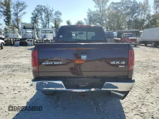 2005 Dodge Ram 2500 SLT with VIN 3D7KS28C05G701451, listed as a Copart auction lot 76239114 with 318,764 mi miles and Salvage Title. Bid and sale history available at carsss.com. Image 6.