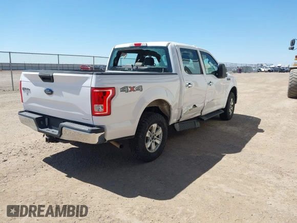 2015 Ford F-150 XLT with VIN 1FTEW1E89FKF04262, listed as a IAAI auction lot 41693065 with 182,387 mi miles. Bid and sale history available at carsss.com. Image 4.