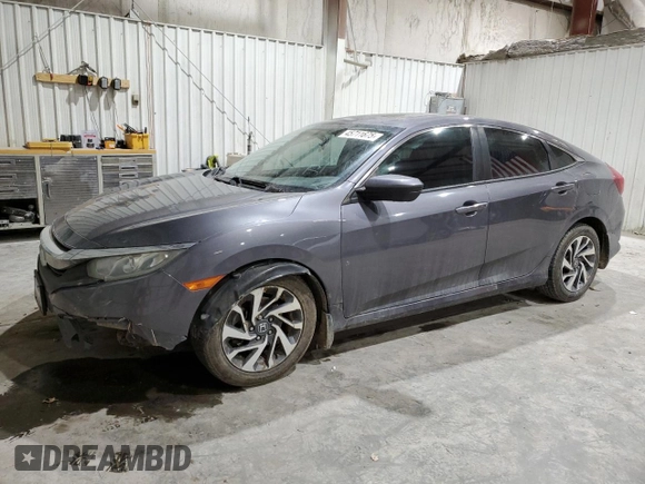 2018 Honda Civic EX with VIN 2HGFC2F74JH551290, listed as a Copart auction lot 45711675 with 123,774 mi miles and Salvage Title. Bid and sale history available at DreamBid. Image 1.
