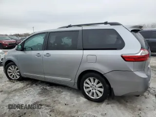 2017 Toyota Sienna LE with VIN 5TDJZ3DC5HS173988, listed as a Copart auction lot 46996375 with 67,971 mi miles and Salvage Title. Bid and sale history available at carsss.com. Image 2.