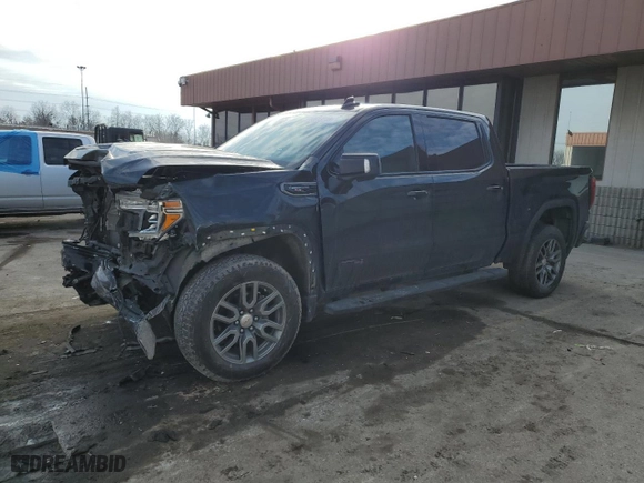 2020 GMC Sierra 1500 AT4 with VIN 1GTP9EEL7LZ270850, listed as a Copart auction lot 44613205 with 57,245 mi miles and Salvage Title. Bid and sale history available at carsss.com. Image 1.