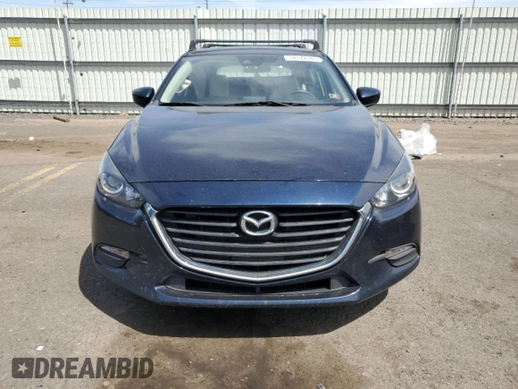2018 Mazda 3 Sport with VIN 3MZBN1K75JM268743, listed as a Copart auction lot 54172145 with 88,647 mi miles and Salvage Title. Bid and sale history available at DreamBid. Image 5.