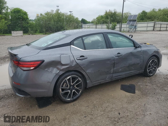 2024 Nissan Sentra SR with VIN 3N1AB8DV3RY286936, listed as a Copart auction lot 57411065 with 13,438 mi miles and Salvage title. Bid and sale history available at DreamBid. Image 3.