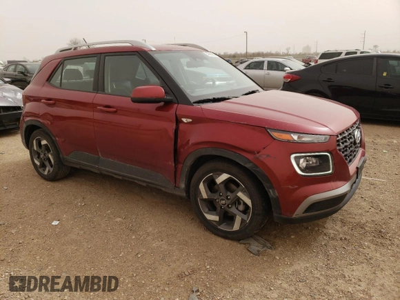 2024 Hyundai Venue Limited with VIN KMHRC8A31RU321908, listed as a Copart auction lot 47684665 with 29,792 mi miles and Salvage Title. Bid and sale history available at DreamBid. Image 4.